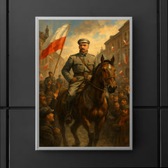 Jozef Pilsudski entering Warsaw in 1918 poster 5