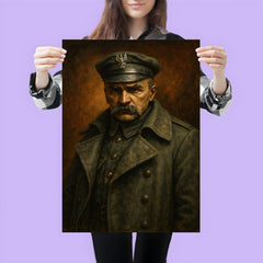 Jozef Pilsudski in Legionnaire greatcoat poster 3