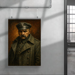 Jozef Pilsudski in Legionnaire greatcoat poster 4
