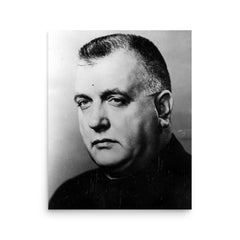 Jozef Tiso poster on a plain backdrop in size 16"x20".