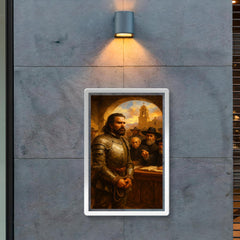 Juan de Oñate trial scene rejected poster 2