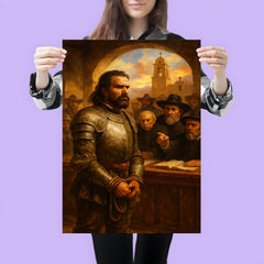 Juan de Oñate trial scene rejected poster 3