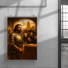 Juan de Oñate trial scene rejected poster 4