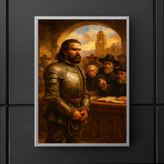 Juan de Oñate trial scene rejected poster 5