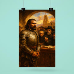Juan de Oñate trial scene rejected poster 6