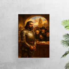 Juan de Oñate trial scene rejected poster 7