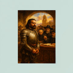 Juan de Oñate trial scene rejected poster 8