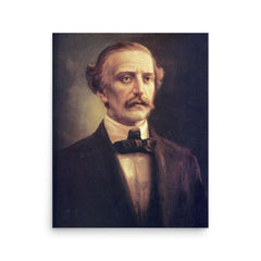 Juan Pablo Duarte poster on a plain backdrop in size 16"x20".