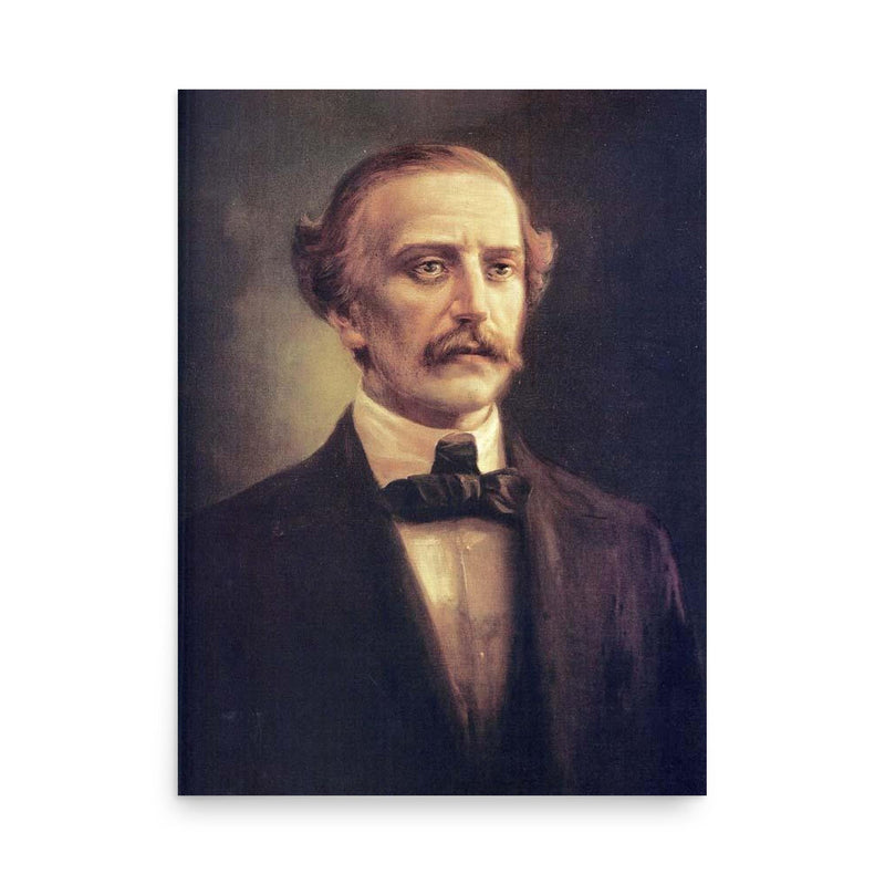 Juan Pablo Duarte poster on a plain backdrop in size 18