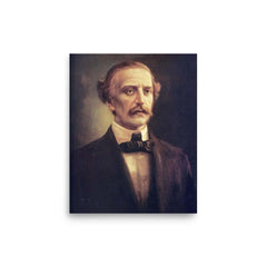 Juan Pablo Duarte poster on a plain backdrop in size 8"x10".