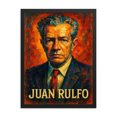 Juan Rolfo framed print on a plain backdrop in size 18"x24".