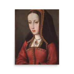 Juana la Loca poster on a plain backdrop in size 16"x20".