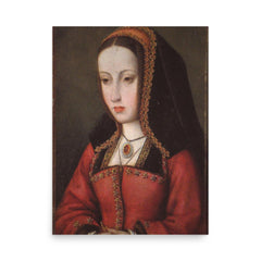 Juana la Loca poster on a plain backdrop in size 18"x24".