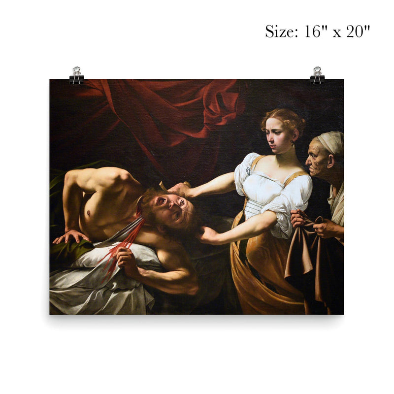 Judith and Holofernes by Caravaggio poster 2