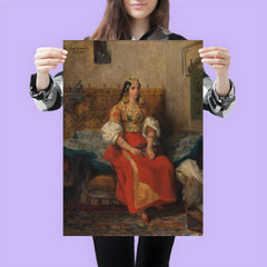 Juive de Tanger en Costume d'Apparat by Eugène Delacroix, 1835 poster 3