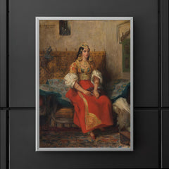 Juive de Tanger en Costume d'Apparat by Eugène Delacroix, 1835 poster 5