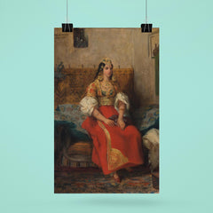 Juive de Tanger en Costume d'Apparat by Eugène Delacroix, 1835 poster 6