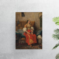 Juive de Tanger en Costume d'Apparat by Eugène Delacroix, 1835 poster 7