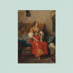 Juive de Tanger en Costume d'Apparat by Eugène Delacroix, 1835 poster 8