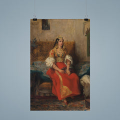 Juive de Tanger en Costume d'Apparat by Eugène Delacroix, 1835 poster 9