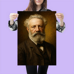 Jules Verne portrait poster 3