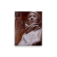Julian of Norwich poster on a plain backdrop in size 8"x10".