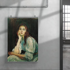 Julie Daydreaming by Berthe Morisot, 1894 poster 4