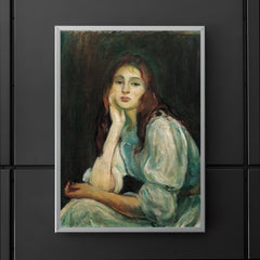 Julie Daydreaming by Berthe Morisot, 1894 poster 5