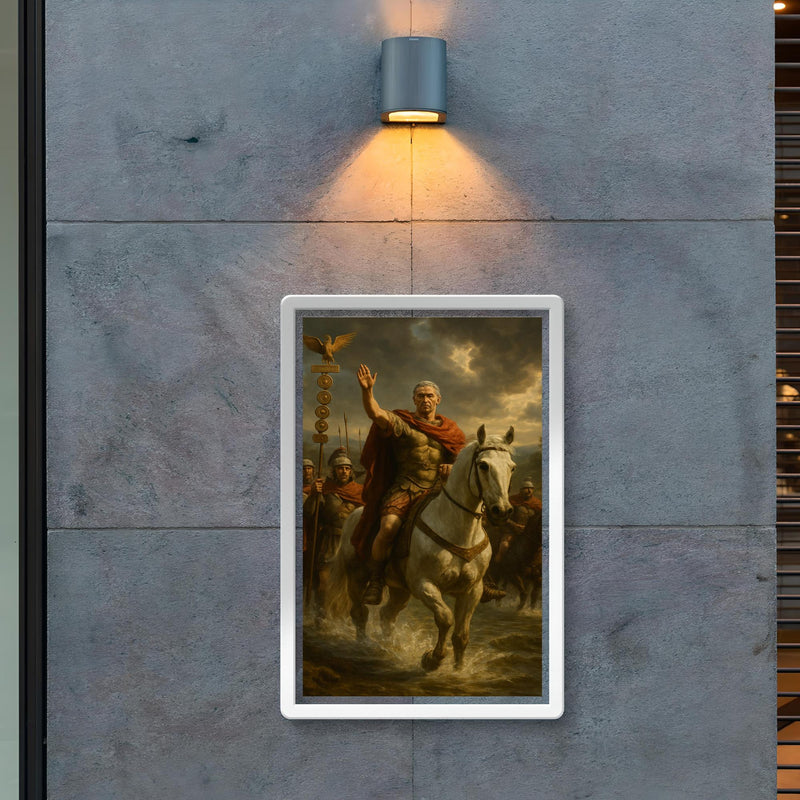 Julius Caesar crossing the Rubicon poster 2