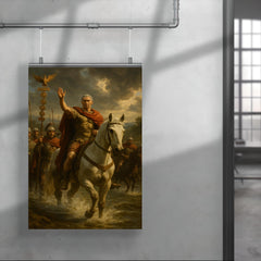 Julius Caesar crossing the Rubicon poster 4