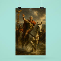 Julius Caesar crossing the Rubicon poster 6