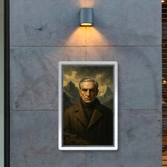 Julius Evola mountain austerity portrait poster 2