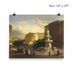 Kálvin tér, Budapest by József Molnár poster 2