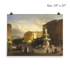 Kálvin tér, Budapest by József Molnár poster 5