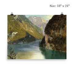 Königssee, Bavaria by Frederick Edwin Church, 1859 poster 5