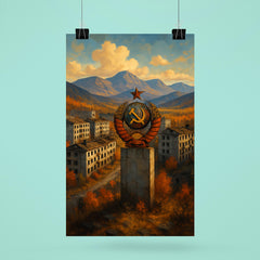 Kadykchan Soviet Town Russia poster 6