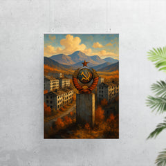 Kadykchan Soviet Town Russia poster 7