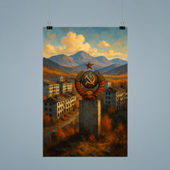 Kadykchan Soviet Town Russia poster 9