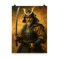 Kamiizumi Nobutsuna poster on a plain backdrop in size 8"x10".