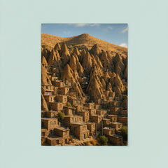 Kandovan Rock Village Iran poster 8