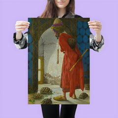 Kaplumbağa Terbiyecisi by Osman Hamdi Bey, 1906 poster 3