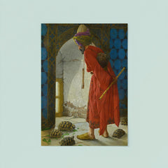 Kaplumbağa Terbiyecisi by Osman Hamdi Bey, 1906 poster 8