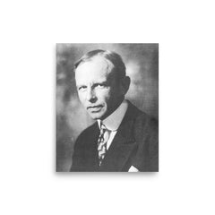 Karl von Terzaghi poster on a plain backdrop in size 8"x10".