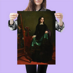 Kate Nickleby at Madame Mantalini's, painting by William Powell Frith, 1856 poster 3