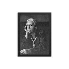 Kathe Kollwitz framed print on a plain backdrop in size 12"x16".