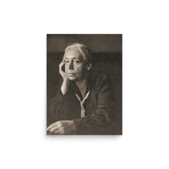 Kathe Kollwitz poster on a plain backdrop in size 12"x16".