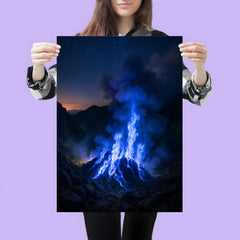 Kawah Ijen Blue Fire Indonesia poster 3