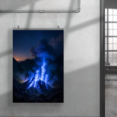 Kawah Ijen Blue Fire Indonesia poster 4