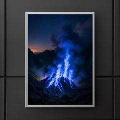Kawah Ijen Blue Fire Indonesia poster 5