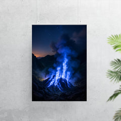 Kawah Ijen Blue Fire Indonesia poster 7